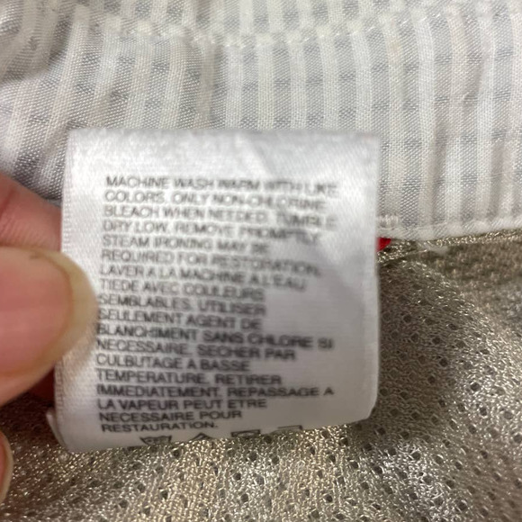 The North Face Light Gray white Plaid Shirt Size Large - Picture 8 of 10